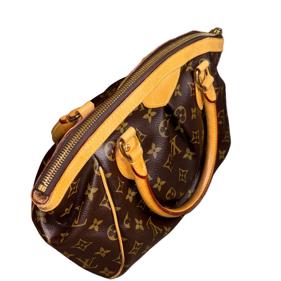 Louis Vuitton Monogram Tivoli PM satchel with Tan Accents - Picture 8 of 12